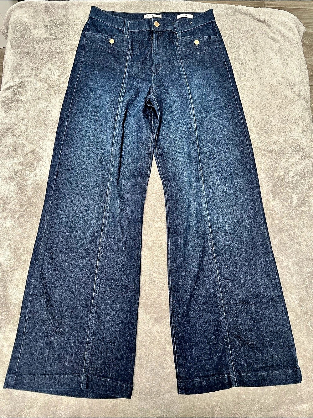 Jessica Simpson Wide Leg Jeans in Blue Size 10/30 Like New